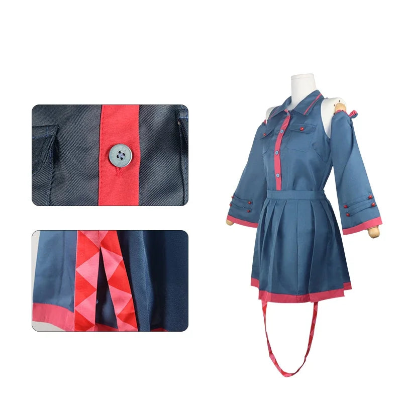 Anime Mikuu kasane Teto Cosplay Costume Women Men Grey Pink Dress Cosplay Halloween Costume Cosplay Made Accessorie props