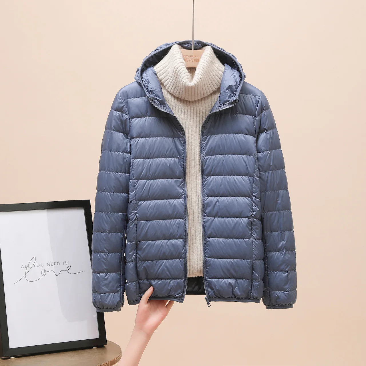 women's clothing Ultra Light Down Jacket female  Autumn Winter Warm Coat Lightweight Warm Jackets Female Hooded Parka