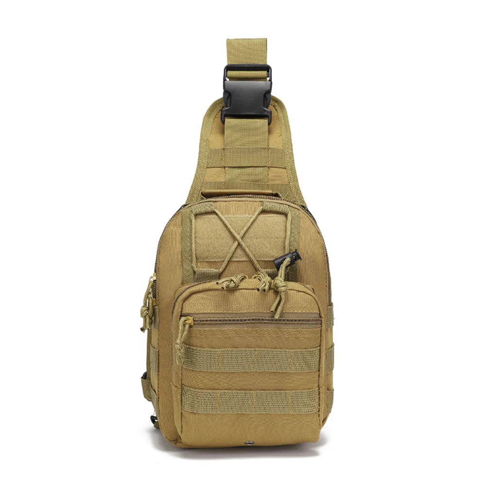 Men Cross body Sling Backpack Shoulder Chest Bag Travel Outdoor Sports Climb Tactical Military Nylon Male Side Messenger Bag
