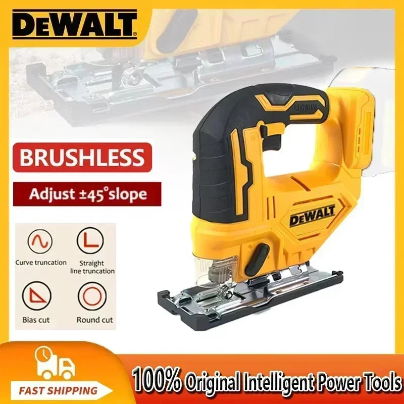 DewaltBrushless Curve Saw 20V Cordless Electric Jig Saw Portable Multifunction Adjustable Woodworking Power Tool