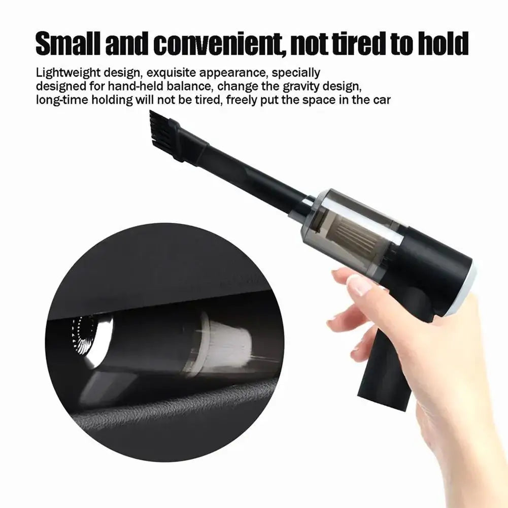 Car Vacuum Cleaner Portable Small Vacuum Cleaner For Multi Purpose Vehicles Small Household Pump Handheld Car Vacuum Cleaner