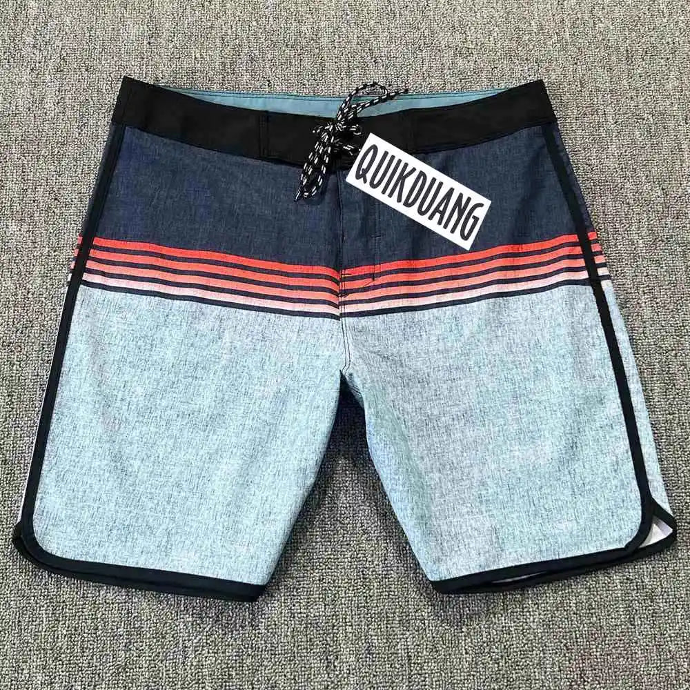 New Fashion Men's Waterproof Stretch Surf Pants Quick-Dry Bermuda Boardshorts Casual Spandex Swimming Trunks Beach Shorts T04
