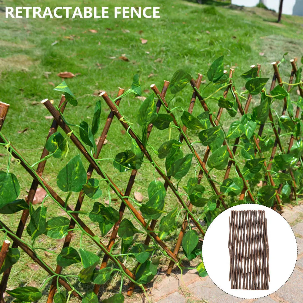 Garden Trellis Expanding Willow Trellis Plant Support Plant Climbing Lattice Yard Fence Decoration Ornaments for Garden Hot Sale