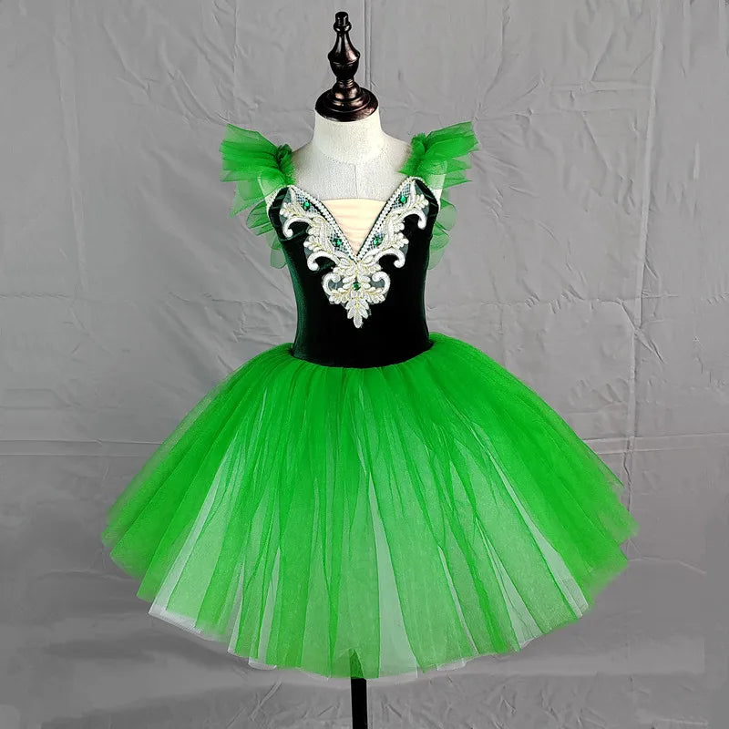 Children's ballet skirt girls dance skirt children's program collective performance costumes dance performance costumes