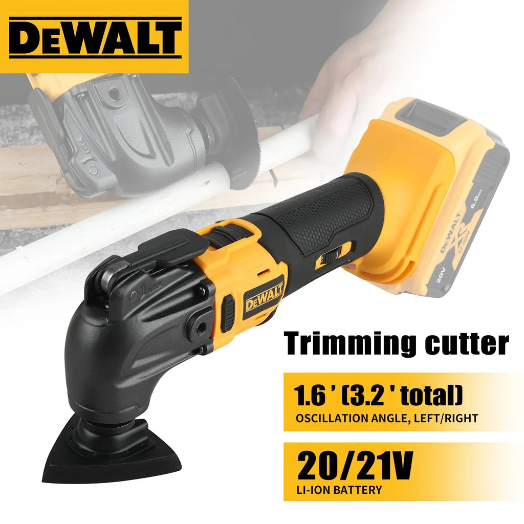 DEWALT 20V MAX Cordless Oscillating Tool 3.2° Angle 6-Speed Multi-Material Trimmer/Cutter for Workshop And Home Renovation