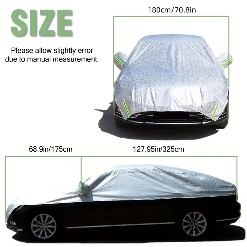Car Cover Outdoor Protection Waterproof Four Seasons Windshield Protection Hail Protector Snow Cover Sunshade Frost Cover Parts