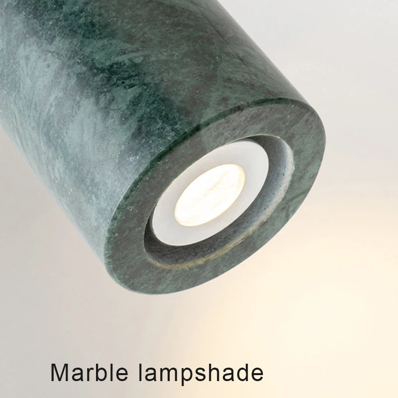 Marble Led Art Pendant Light Modern Nordic Light Luxury Pendant Lamp Indoor Lighting Home Decor For Living Room Bedroom Hotel