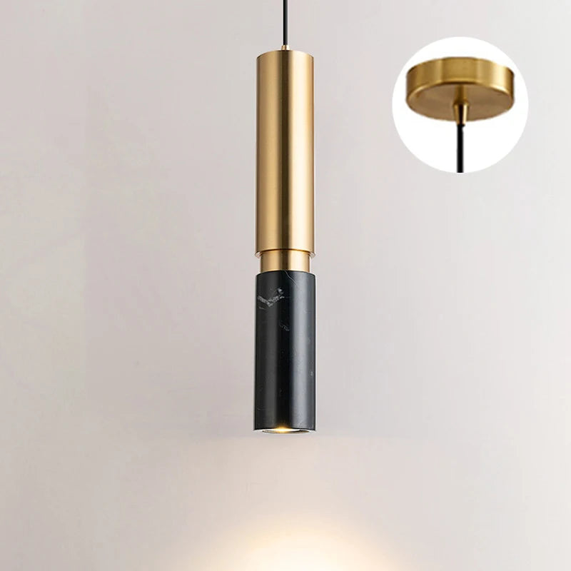 Marble Led Art Pendant Light Modern Nordic Light Luxury Pendant Lamp Indoor Lighting Home Decor For Living Room Bedroom Hotel