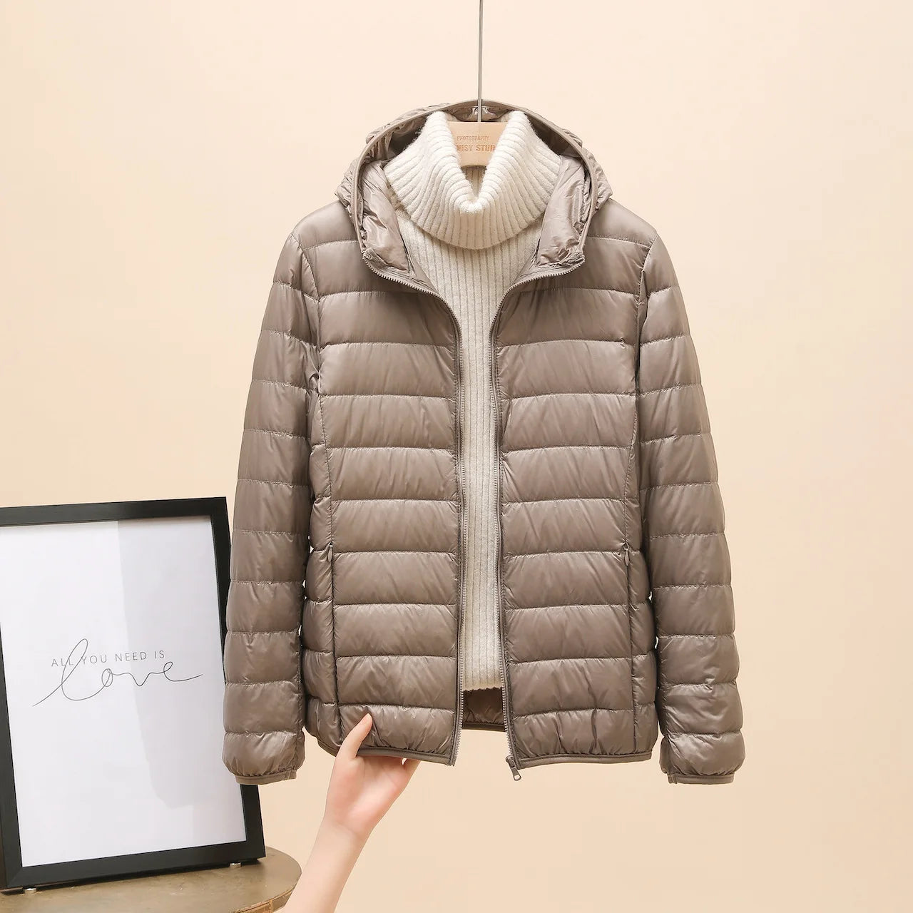 women's clothing Ultra Light Down Jacket female  Autumn Winter Warm Coat Lightweight Warm Jackets Female Hooded Parka