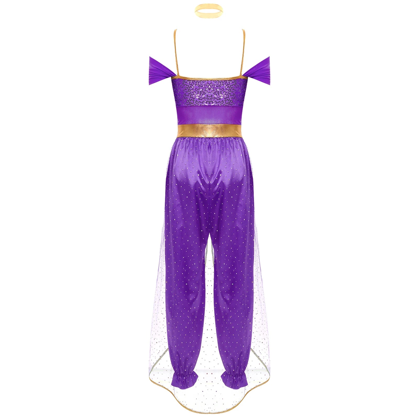 Festival Arabian Princess Costumes Indian Dance Embroider Bollywood Jasmines Costume Party Halloween Cosplay Jasmines Outfit