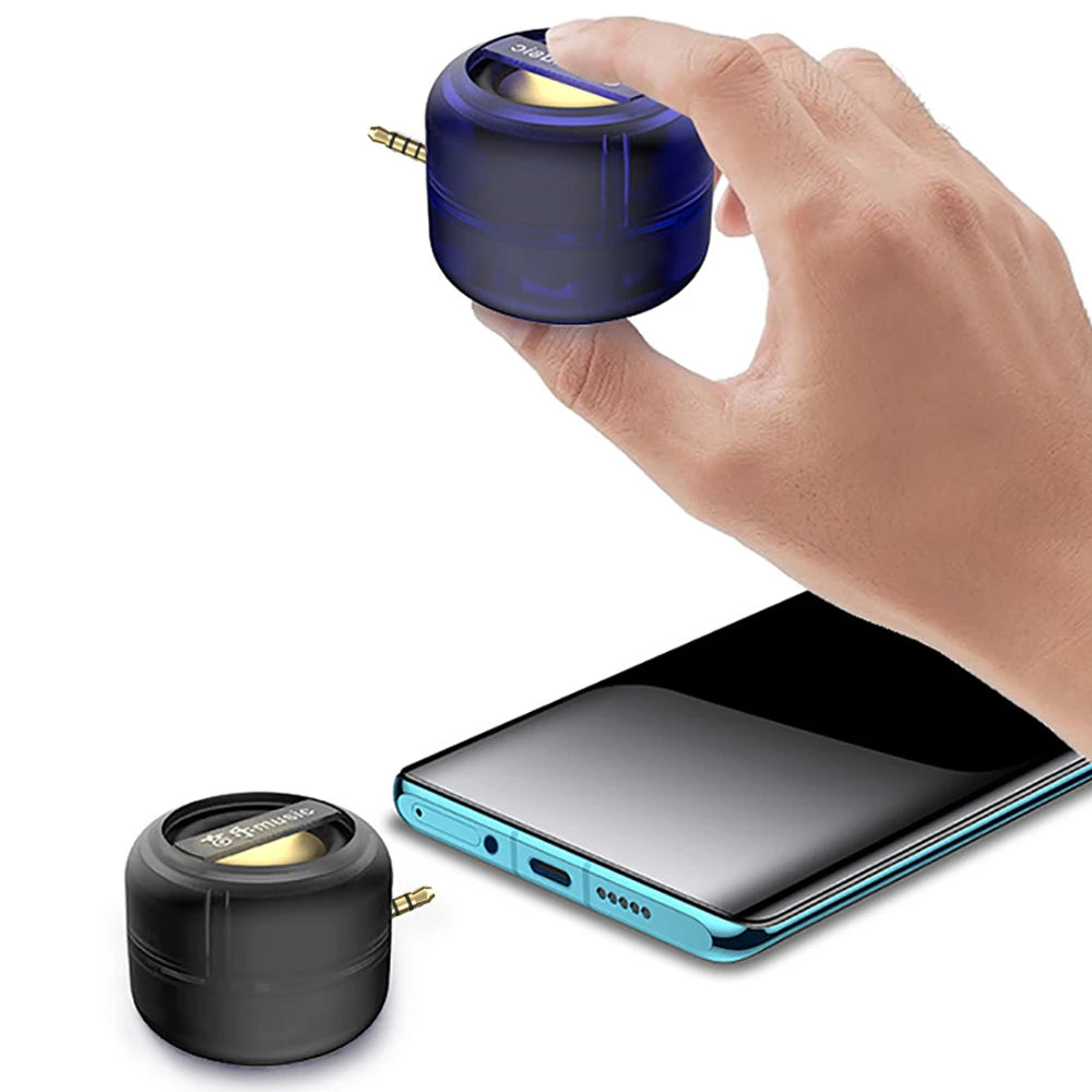 Portable Mini Speaker Universal 3.5mm Plug in Jack Mini Sound Box  Mobile Phone Speaker Amplifier External Wired Speakers