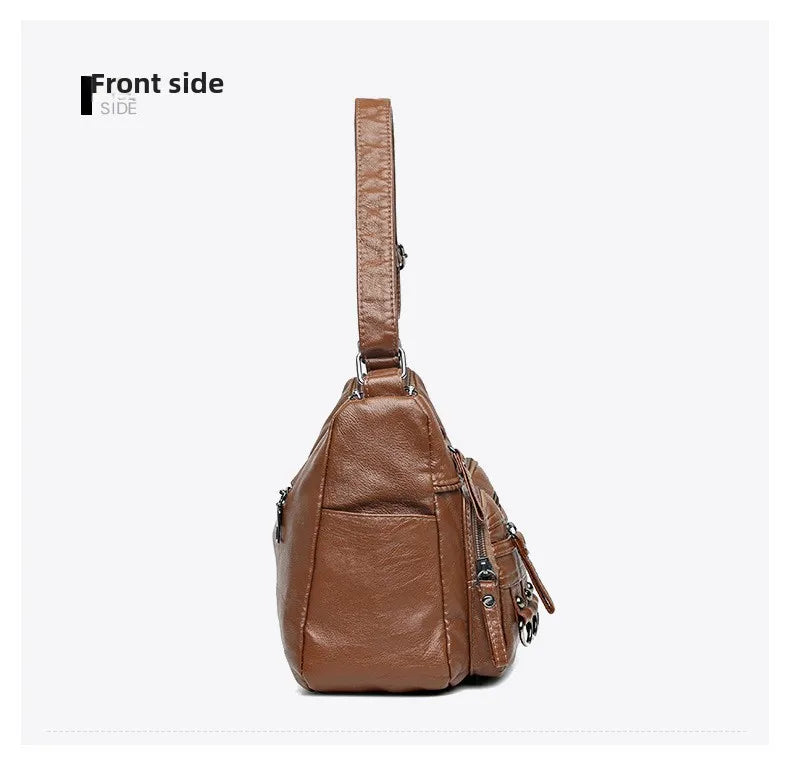 2026 New Ladies Soft Leather Bags High Quality Purses and Handbags Famous Designer Crossbody Shoulder Bag for Women Sac A Main