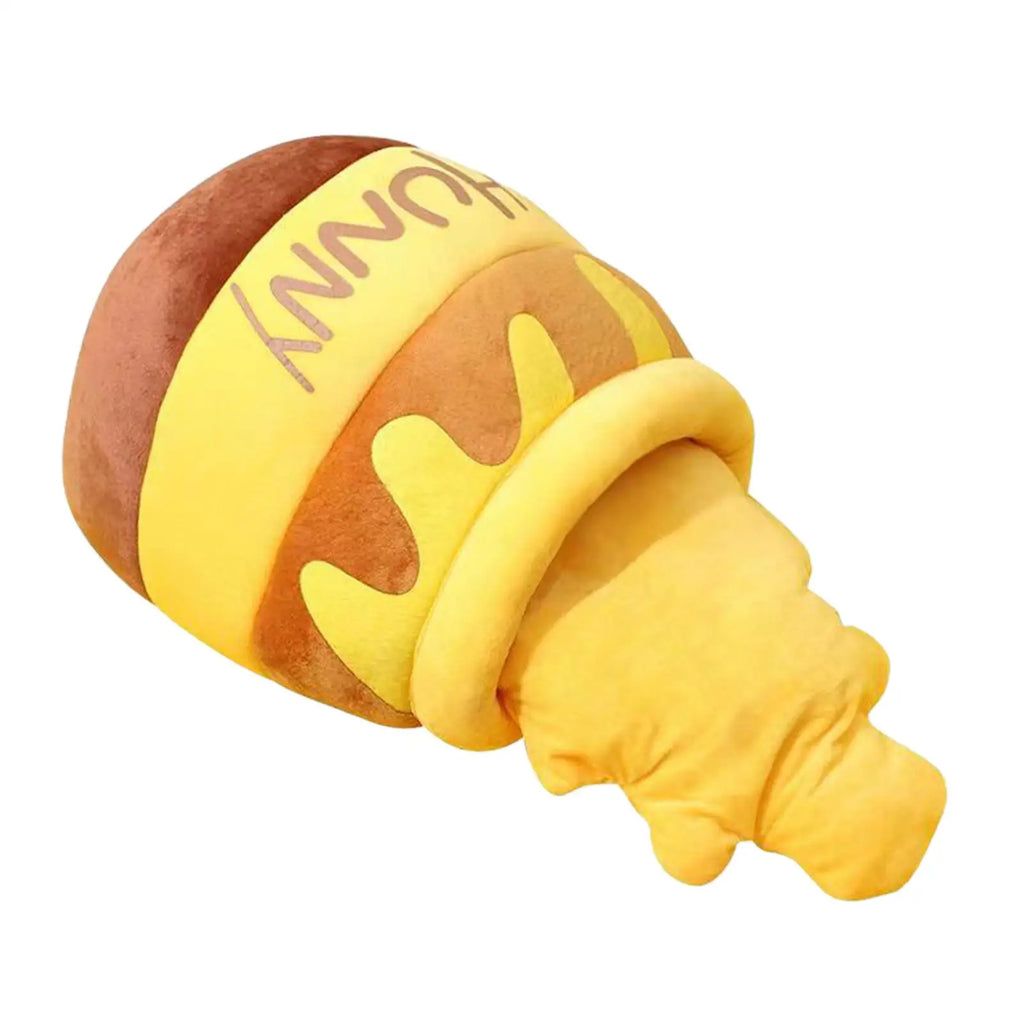 Cat Bed for Indoor Cats Sleeping Bed Pet Cat Bed Cartoon Washable Nonslip Bottom Non Slip Removable Cushion Honey Pot Cozy Cave