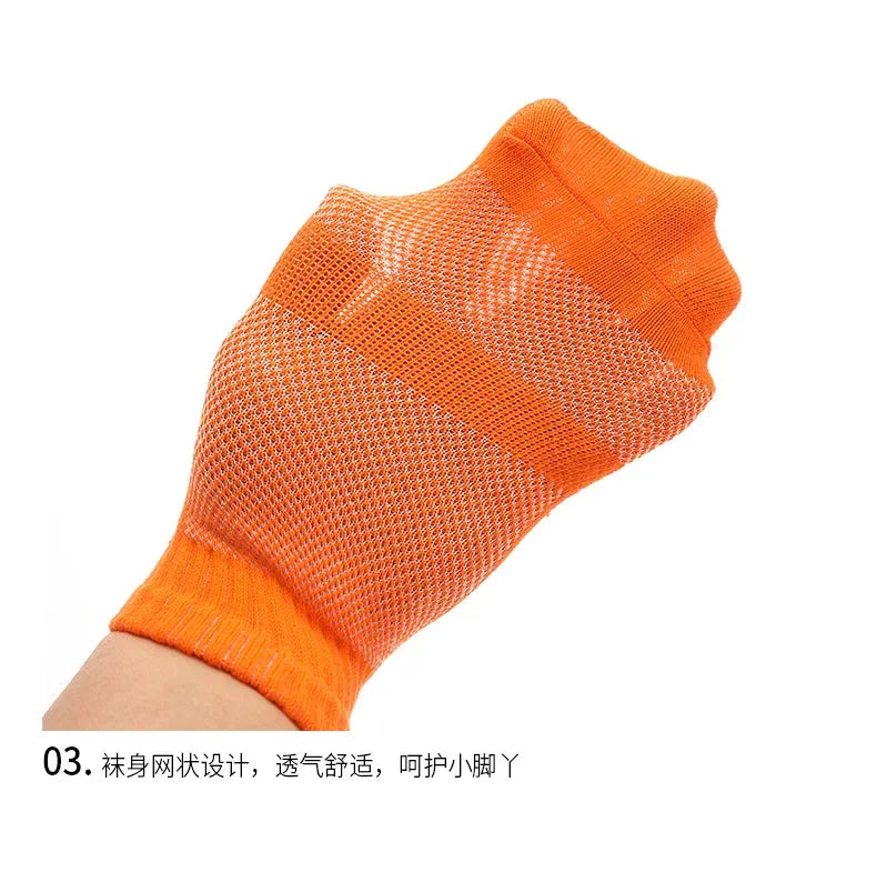 1 Pair Cartoon Children Teenagers Short Socks Boys Kids Men Sock Non-slip Sports Football Socks 1 To 10 Year