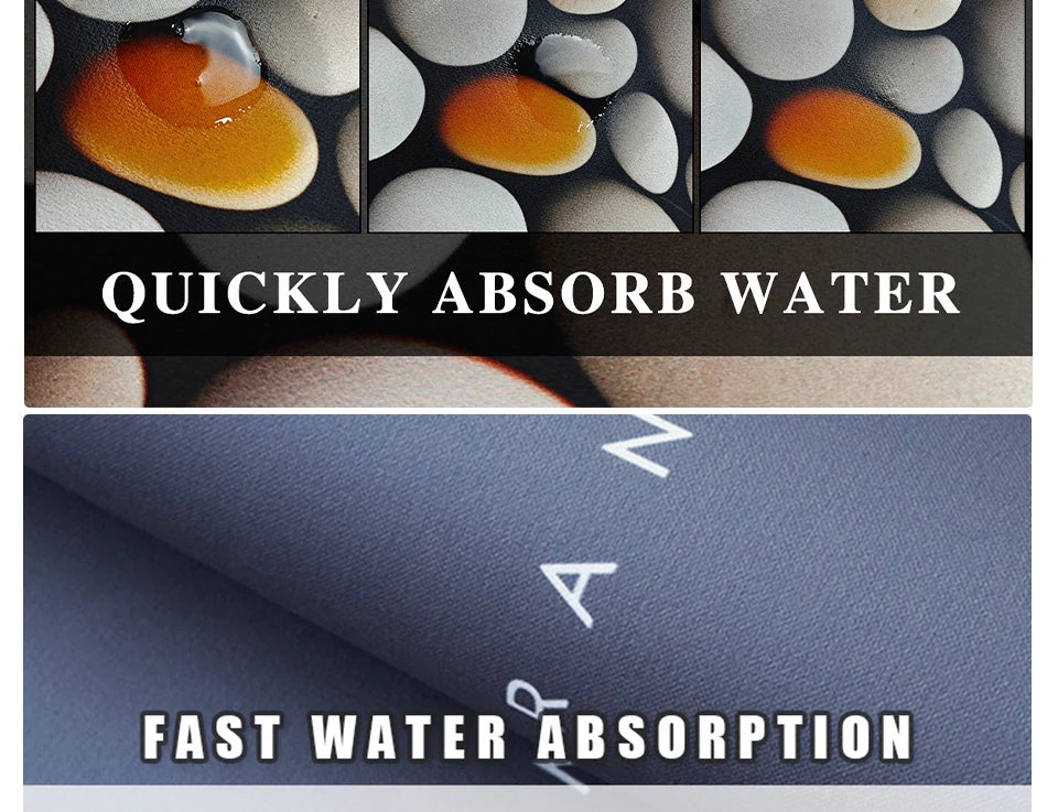 Bathroom Carpet Non-slip Water-absorbent Dirt-resistant Floor Mat Cute Animal Head Pattern Rug Irregular Size Home Decor Mats
