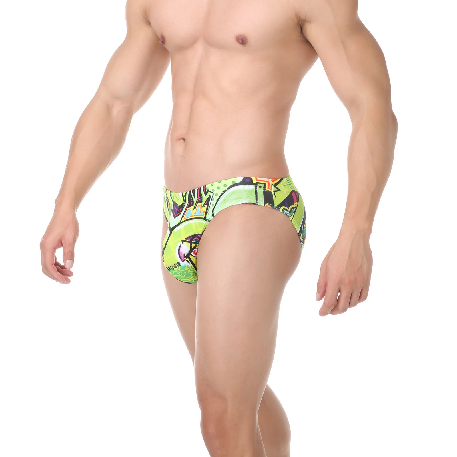 Men Swimming Trunks Sexy Low-waisted Briefs Bikini Summer Sport Beach Shorts Swimsuit Swimwear Bathing Suit Surfing Swim Briefs