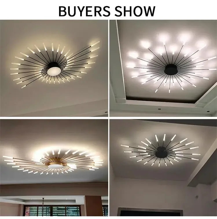 Modern LED Ceiling Lamp Luxury Household Living Dining Room Chandelier Home Decor Bedroom Pendant Light Kitchen Lustres Fixtures