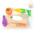Wooden Pretend Play Food Kitchen Toys Classic Cutting Cooking Set Kids HousePlay Educational Imitation Game Toys for Girls Boys