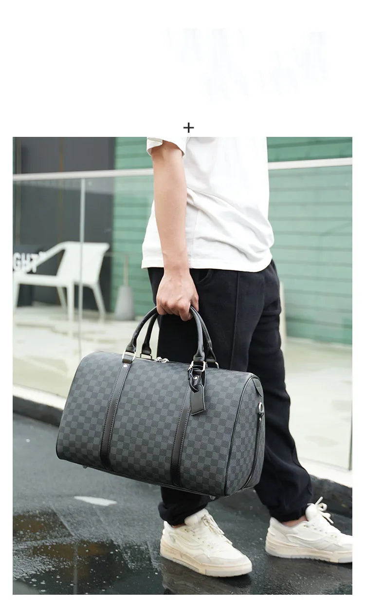 Fashion Handbag Men Top-Handle Bags Luxury Travel Tote Bag Men Large Capacity Fitness Bag Crossbody Bags Business Luggage Bag