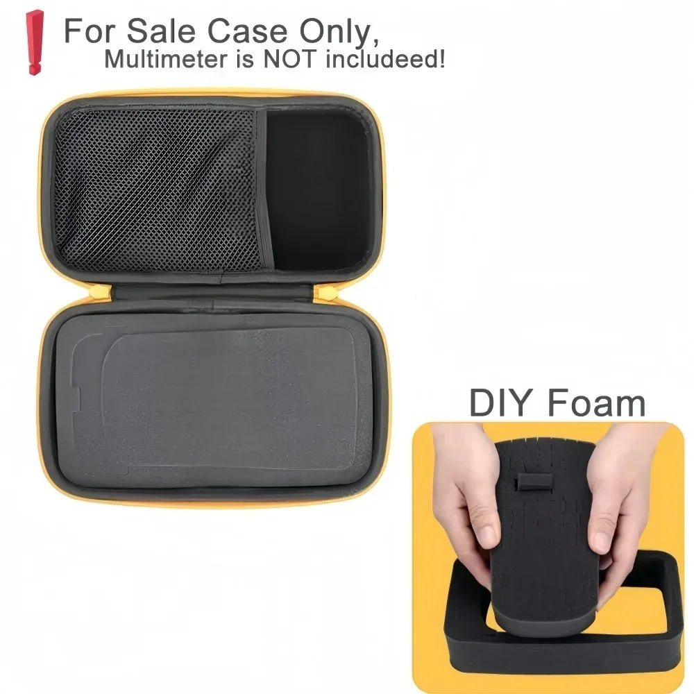 Portable Multimeter Tool Box Shockproof Hard Shell  EVA Multimeter  Case for Fluke 101/115/116/117/113/114/F15B