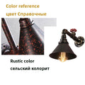 Loft Antique Industrial Aisle Bar Wall Lamp Clothes Shop Balcony Cafe Wall Light Tv Background Home Decor Water Pipe Wall Lamp