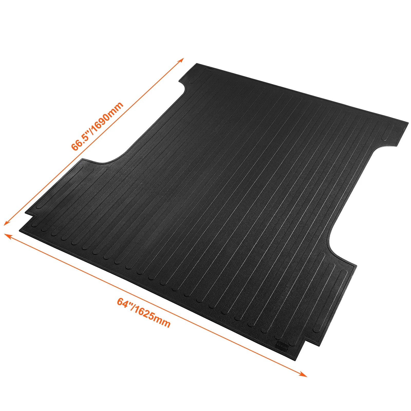 SucceBuy Truck Bed Mat Fits for 2015-2023 Ford F150 5.5 ft Short Bed 66.5"x64" Rubber Truck Bed Liner for All-Weather Protection