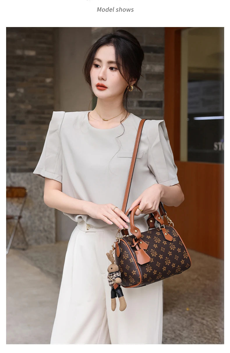 FOXER Vintage 2026 Women's Shoulder Handbag Fashion Large Pillow Bag Female Crossbody Bag for Daily & Commute Use
