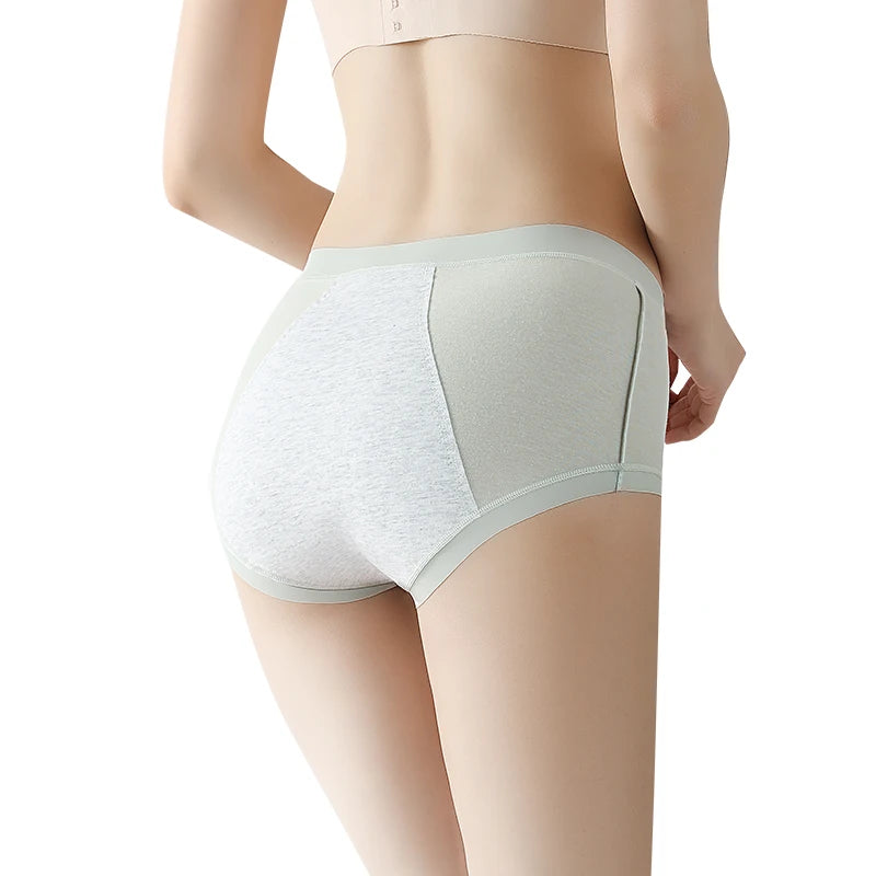 Women's Menstrual Panties Woman Reusable Menstrual Pads Period Underwear Women's Cotton Briefs Menstruation Sexy Super Absorbent