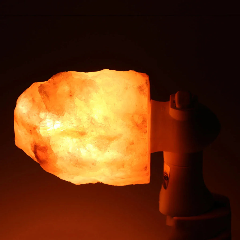Himalayan Salt Wall Bedside Lamp, Natural Crystal, Hand Carved Night Light, Home Decor, Air Purifying Release, Negative Ions