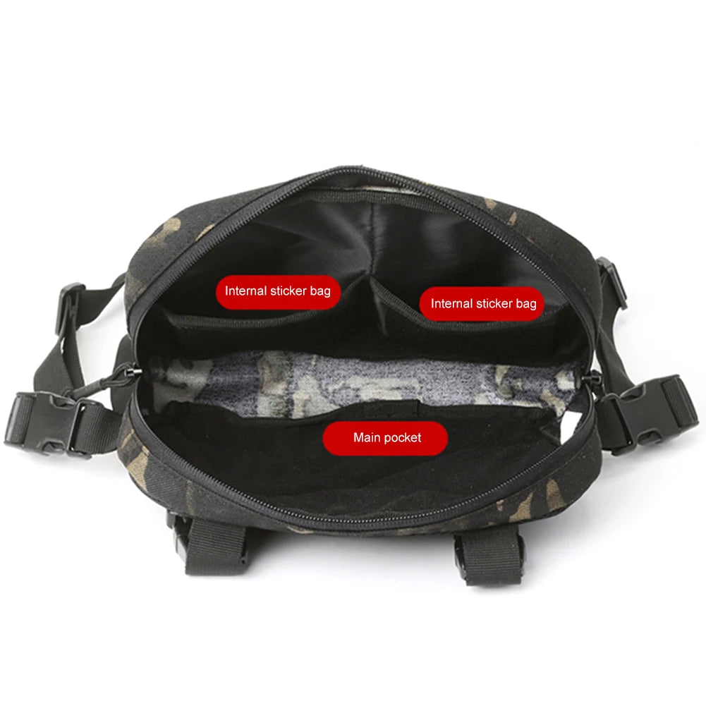 Fishing Chest Bag Men's Tactical Bags Waterproof Molle Nylon Climbing Camping Backpacks Outdoor Travel Vest Backpack Fanny Pack