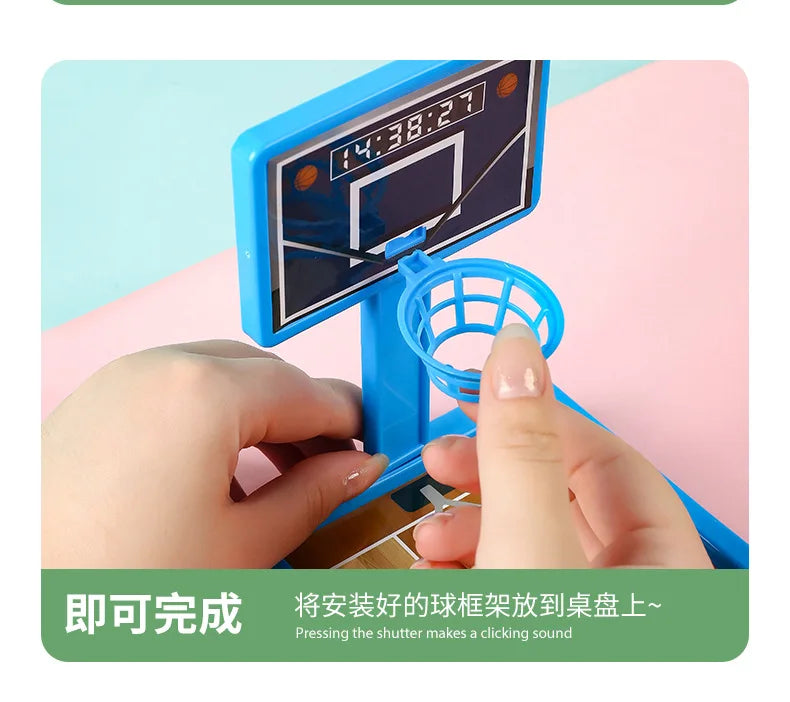 New Shooting Game Machine Mini Basketball Rack Shooting Machine Parent-child Interaction Children Indoor Leisure Educational Toy