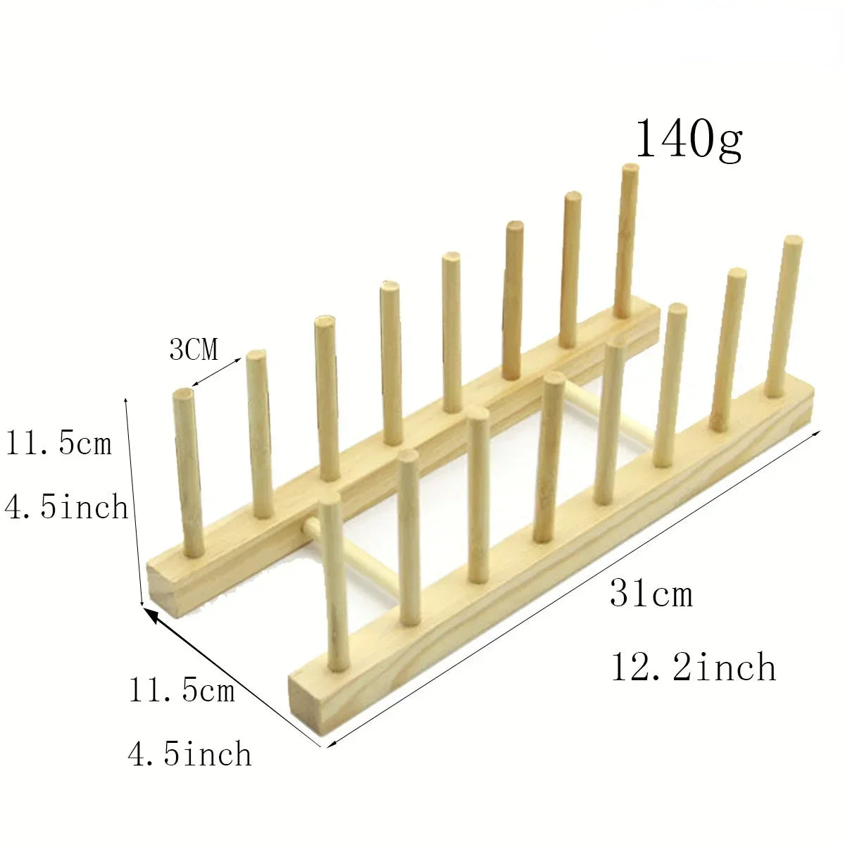 Dish Drainer Plate Rack Bamboo Shelf Cups Display Stand Drainer Holder Pan Cover Drying Organizer Kitchen Accessory