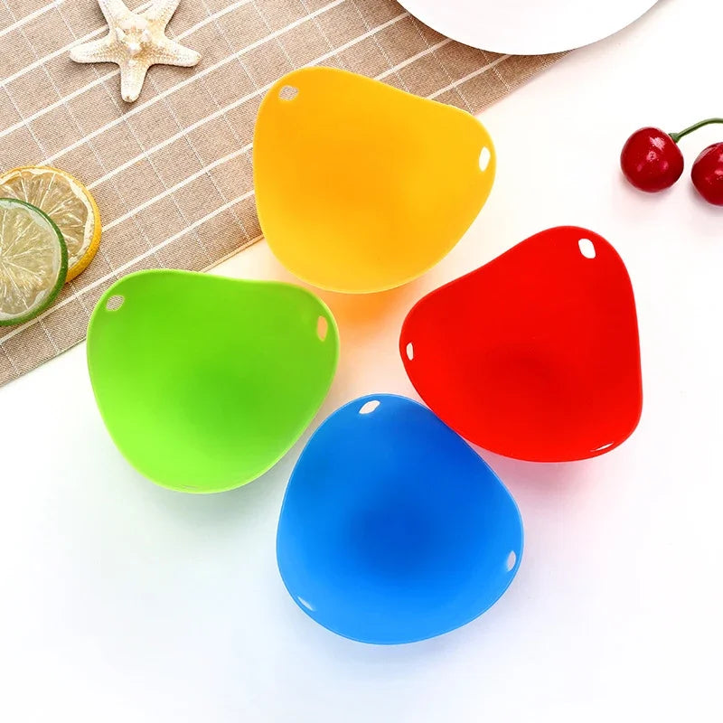 Silicone Egg Cooker Environmentally Friendly Non-Toxic High Temperature Resistant Non-Stick Omelette Mold Silicone Egg Steamer