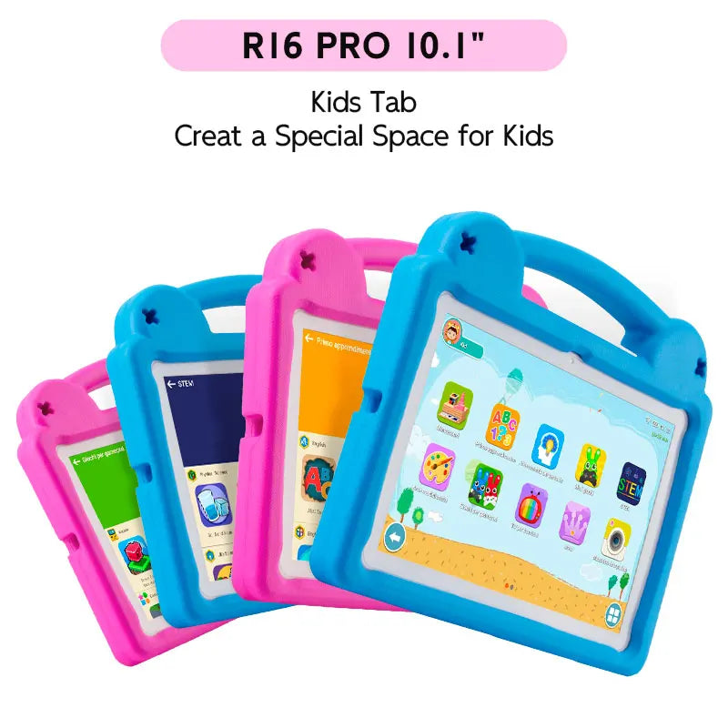 Paitanry 10.1 Inch Kids Tablet 5000Mah Octa-Core 8GB（4+4 Expand）RAM 64GB ROM A523 2.0GHZ Learning Education Children's Tablets