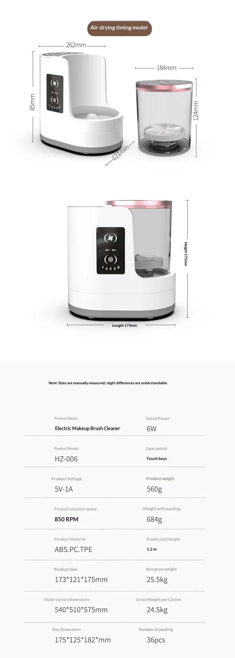 Makeup Brush Cleaner  Electric Drying and Brush-washing A Fully Automatic Cleaning Tool That Doesn't Damage The Bristles
