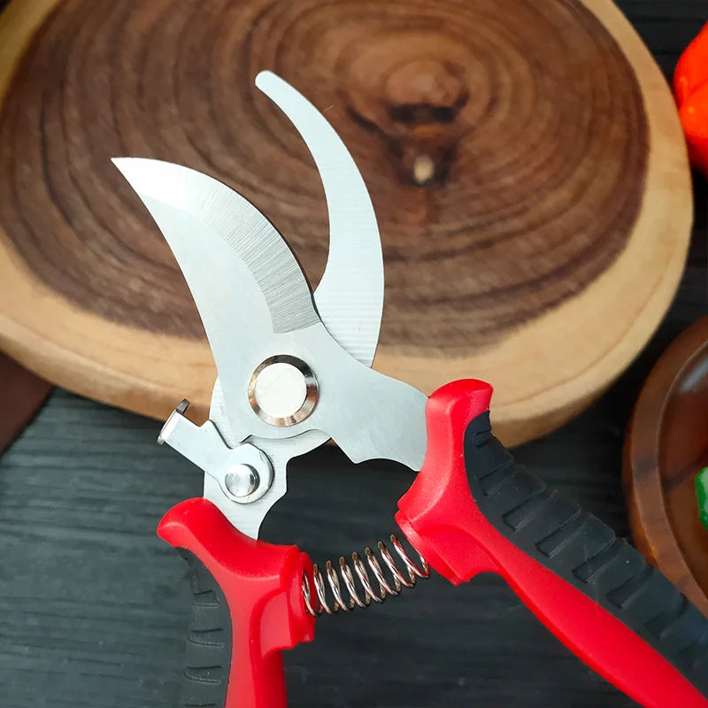 Gardening Shears Ergonomic Handle with Sharp Blades Durable Garden Pruning Shears For Harvesting Flower Fruit Labor Saving Tool