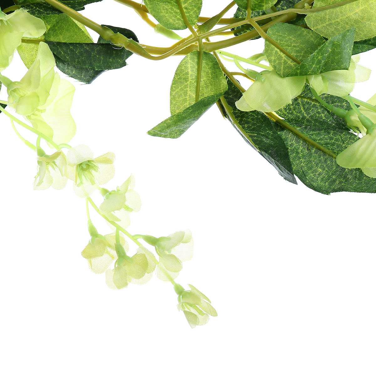 2/4pc 1.8M Wisteria Artificial Flowers Vine Garland Plants Wedding Arch Decoration Fake Plant Leaf Rattan Trailing Wall Flower