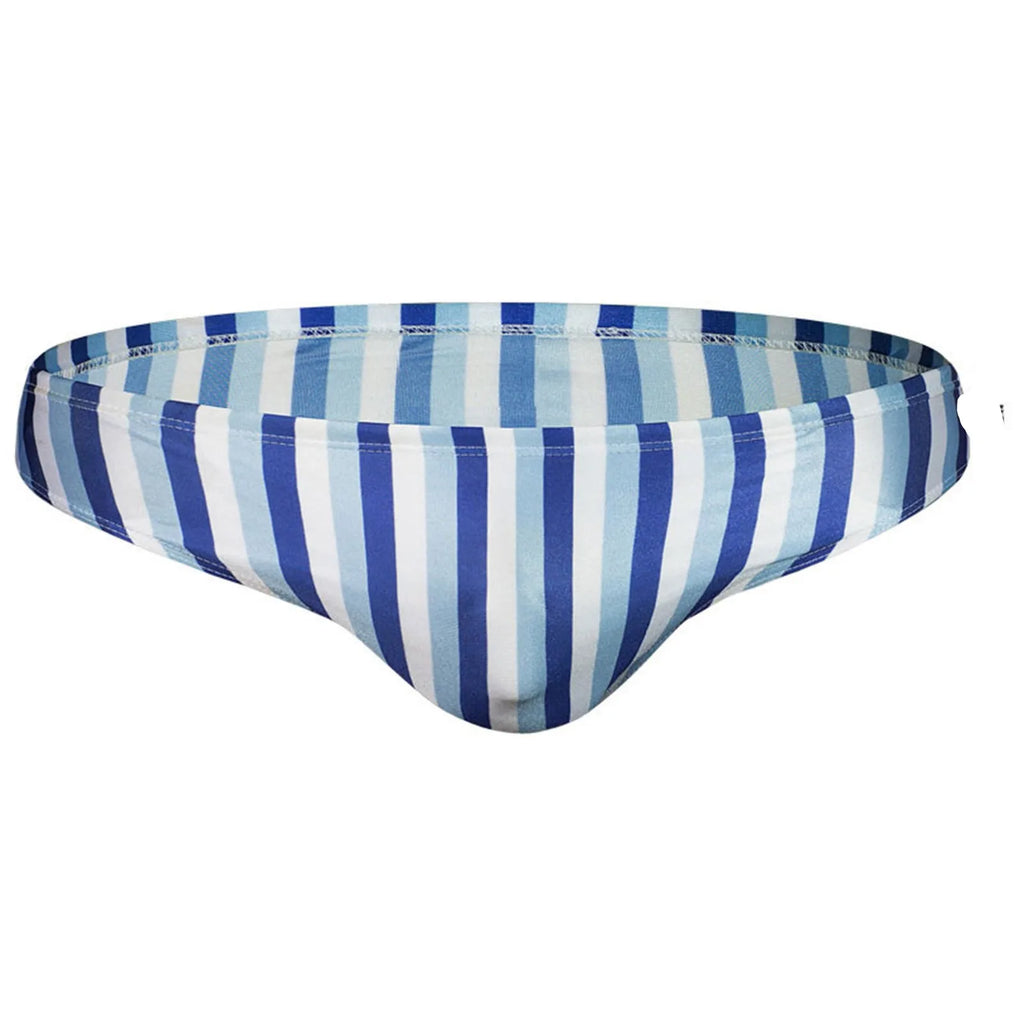 Men's Swim Trunks Sexy Striped swimming trunks Sexy Beach mens bikini underwear Hot Spring Pool Swim Trunks Male swimming briefs