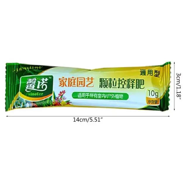 10g Gardening Granular Controlled-release Fertilizer All-purpose Slow-release Plant Food For Potted Plants & Horticultural Use