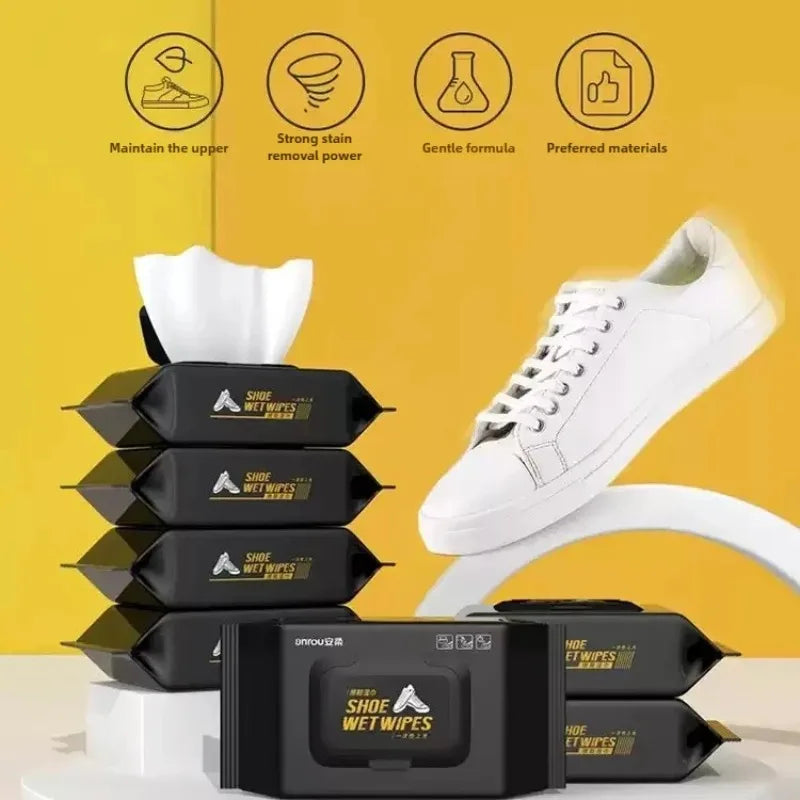 Disposable Wipes Shoe Cleaning Products Clean Slippers Cotton Wipes for Wiping Screens Cleaner Shoes Sneakers Household Home