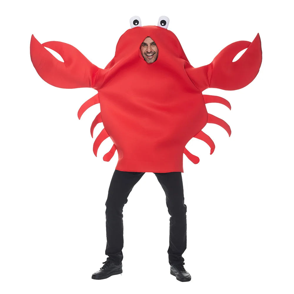 Spot Party Funny Performance Costumes Marine Life Shrimp Soldiers Crab General Cos Costume Red Crab Lobster