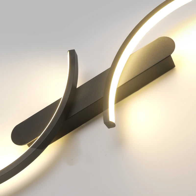 Minimalist Wall Lamp LED C Shape Wall Sconce Modern Simple for Home Decor Perfect Lighting Living Room Bedroom Hallway Office
