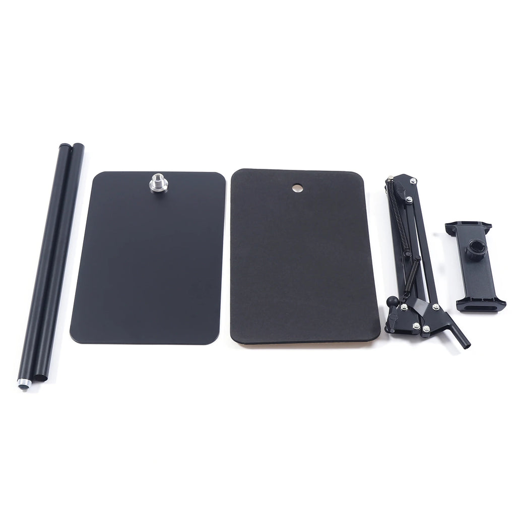 360° Tablet Floor Stand Floor Standing Mobile Phone Holder Tripod Stand Rotating Mount Height Adjustable