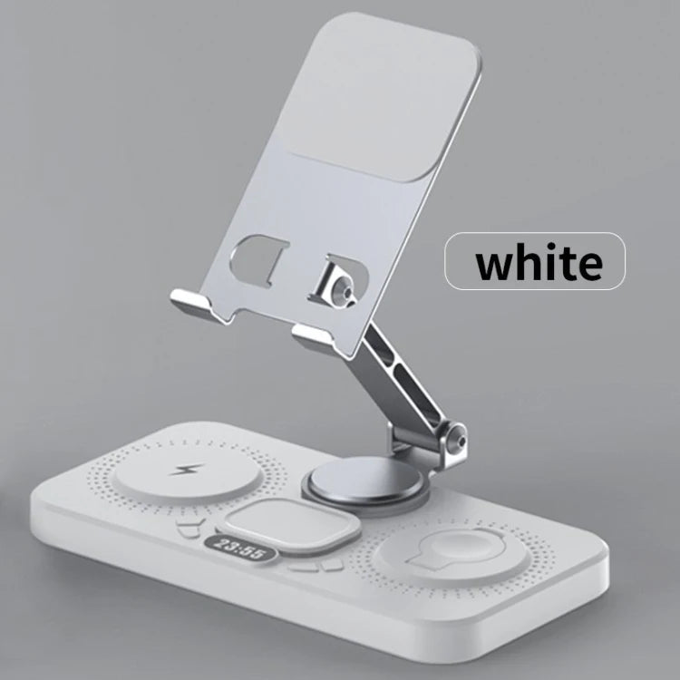4 In 1 Foldable Wireless Chargeing Station For iPhone 17~12 Series, Wireless Charging Station For iWatch Series, AirPods Series