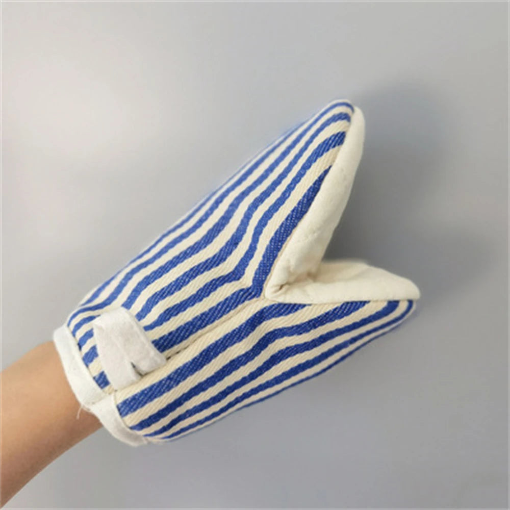 Household Insulated Gloves Microwave Anti-scald Gloves Thicken Striped Baking High Temperature Resistant Gloves Kitchen Tools