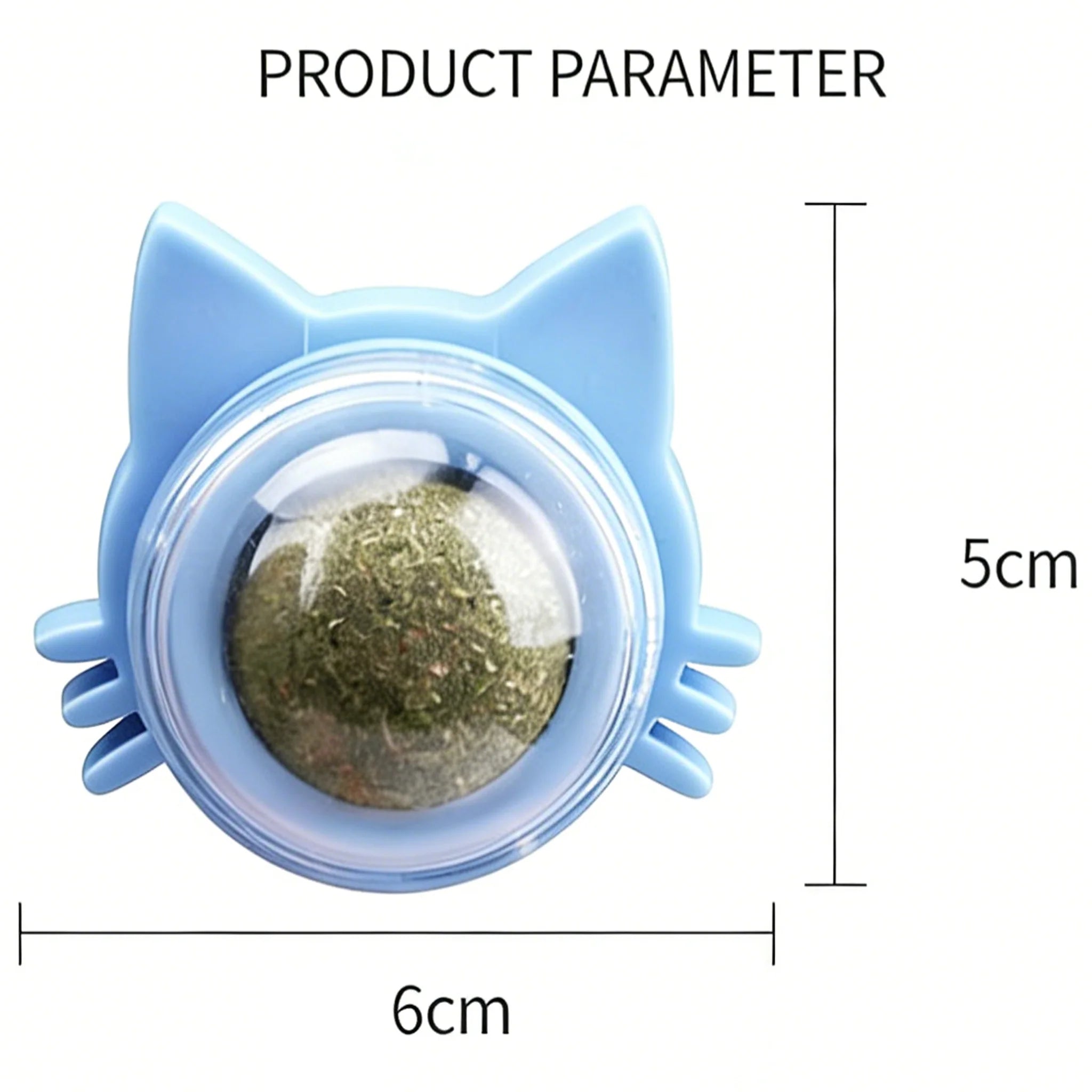 1 Pc Cat Mint Ball kittens's Safe Healthy Edible Toy Clean Mouth And Relieve Boredom