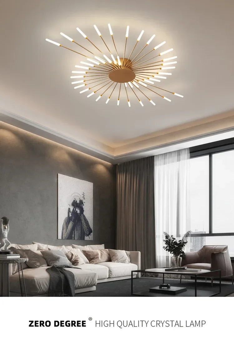 Modern LED Ceiling Lamp Luxury Household Living Dining Room Chandelier Home Decor Bedroom Pendant Light Kitchen Lustres Fixtures