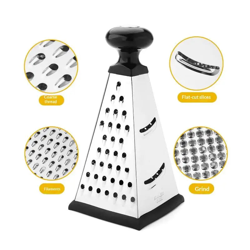 Stainless Steel 4-Sides Multi-Function Vegetable Slicer Kitchen Tool Box Grater Multipurpose Kitchen Grater