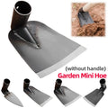 Garden Hoe for Digging Soil Agricultural Hoe Forging Weeding Small Hoe for Planting Vegetables Flowers Outdoor Farming Tools