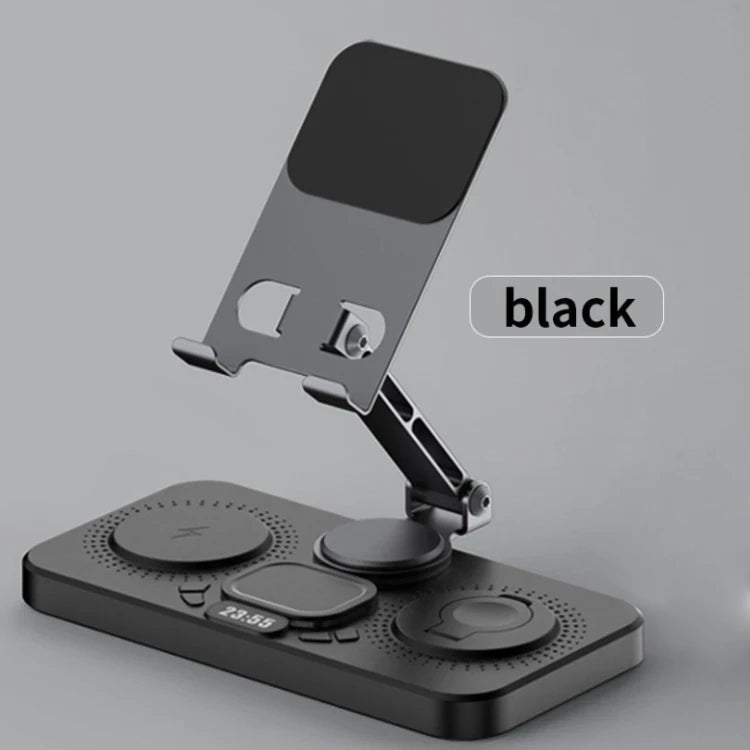 4 In 1 Foldable Wireless Chargeing Station For iPhone 17~12 Series, Wireless Charging Station For iWatch Series, AirPods Series
